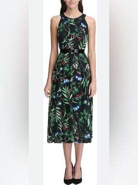 Tommy Hilfiger High neck midi dress size 4